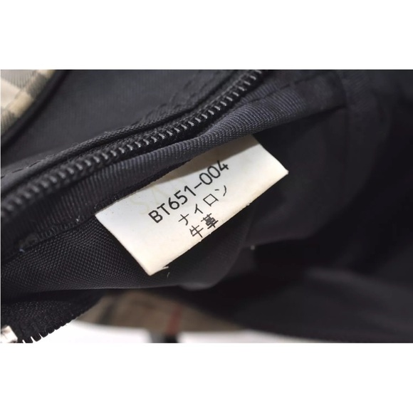 Burberry Blue Label Nova Check Mini Tote Nylon EUC - Picture 16 of 17